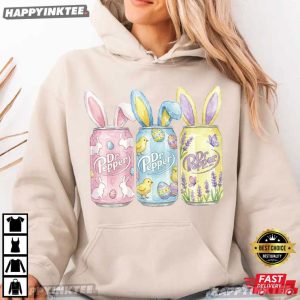 Dr Pepper Soda Can Funny Bunny Easter Drinks T Shirt (4)