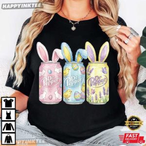 Dr Pepper Soda Can Funny Bunny Easter Drinks T Shirt (1)