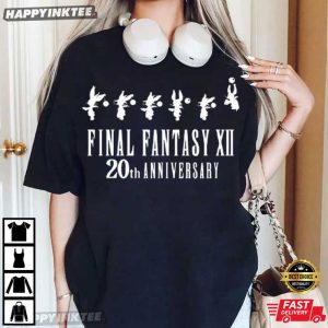 Final Fantasy XII 20th Anniversary Gamer Gift T Shirt (1)
