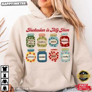 Inclusion Is My Jam Special Education Teacher Neurodiversity T Shirt (2)