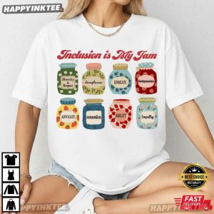 Inclusion Is My Jam Special Education Teacher Neurodiversity T Shirt (3)