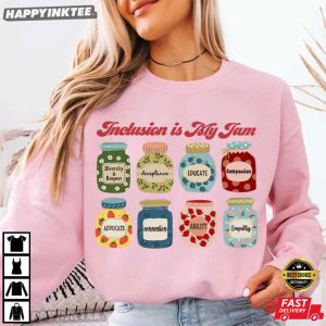 Inclusion Is My Jam Special Education Teacher Neurodiversity T Shirt (4)