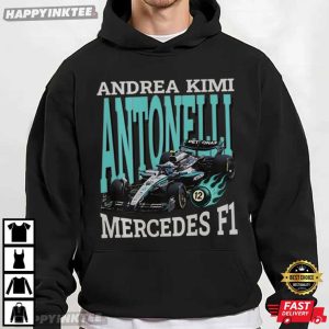 Andrea Kimi Antonelli Mercedes F1 Racing Graphic T Shirt (2)