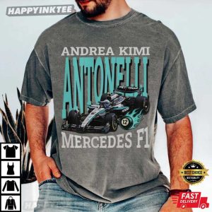 Andrea Kimi Antonelli Mercedes F1 Racing Graphic T Shirt (3)