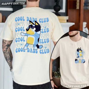 Cool Dads Club Bluey Happy Father's Day T Shirt (4)