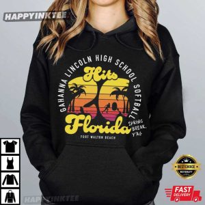 Gahanna Lincoln High School Softball Hits 26 Florida Spring T Shirt (2)