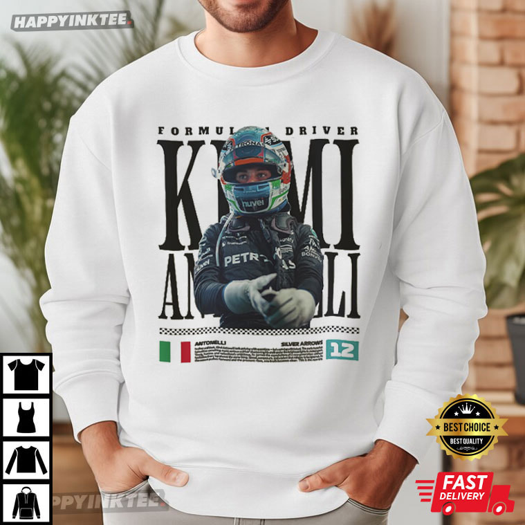 Kimi Antonelli Formula Driver F1 Racing T-Shirt Kimi Antonelli Formula Driver F1 Racing T-Shirt