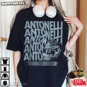 Kimi Antonelli Vintage Formula 1 Racing Graphic T Shirt (4)