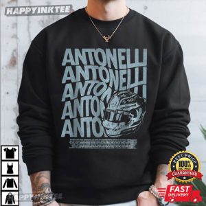 Kimi Antonelli Vintage Formula 1 Racing Graphic T Shirt (1)