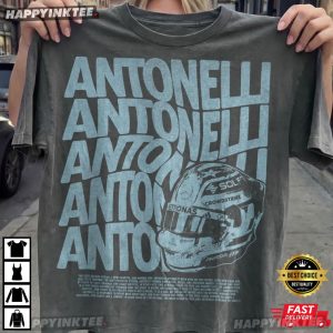 Kimi Antonelli Vintage Formula 1 Racing Graphic T Shirt (3)