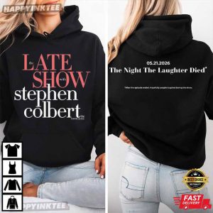 The Late Show With Stephen Colbert 2026 T Shirt (1)