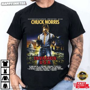 Chuck Norris Invasion USA Vintage Movie T-Shirt