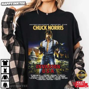 Chuck Norris Invasion USA Vintage Movie T Shirt (2)