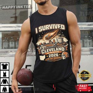 I Survived Cleveland The Big Meteor 2026 Cleveland Browns T Shirt (4)