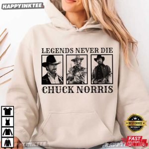 Chuck Norris Legends Never Die Tribute T Shirt (3)