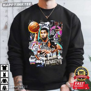 Tim Duncan Big Fundamental Vintage Basketball Bootleg T Shirt (3)