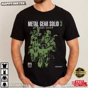 Metal Gear Solid 3 Snake Eater Game Creative Summer T-Shirt