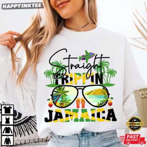 Vacation Jamaica Straight Trippin Summer T Shirt (3)