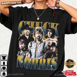 Chuck Norris 1940 2026 RIP Legend Cowboy 90s Retro Graphic T Shirt (4)