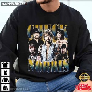 Chuck Norris 1940 2026 RIP Legend Cowboy 90s Retro Graphic T Shirt (1)