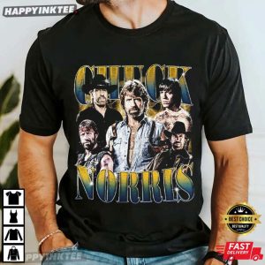 Chuck Norris 1940-2026 RIP Legend Cowboy 90s Retro Graphic T-Shirt