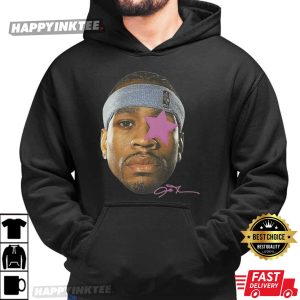 Allen Iverson Head Basketball Legend Vintage Fan Gift T Shirt (4)