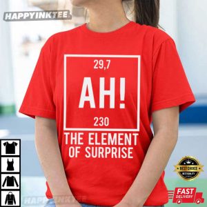 Project Hail Mary AH! Element of Surprise Ryland Grace Red T Shirt (2)