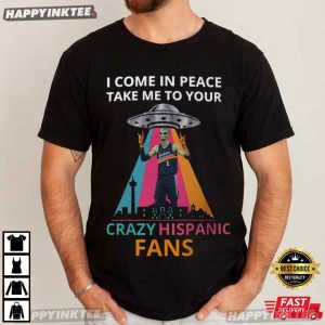 Alien Crazy Hispanic Fans San Antonio Spurs Basketball T Shirt (2)