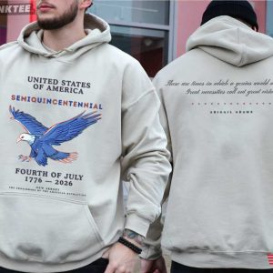 America 250th Semiquincentennial Abigail Adams Patriotic Eagle T Shirt (1)