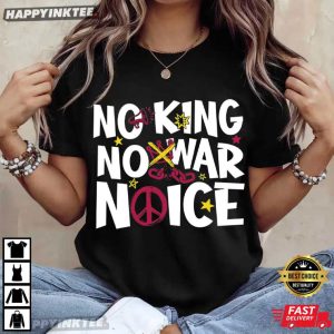 No Kings No Masters No ICE No War Political Resistance T Shirt (2)
