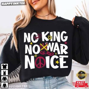 No Kings No Masters No ICE No War Political Resistance T Shirt (3)
