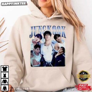 Jungkook Calvin Klein Vintage 90s Music Bootleg T Shirt (3)