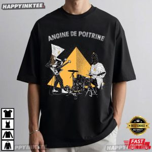 Angine de Poitrine Rock Band Music T-Shirt