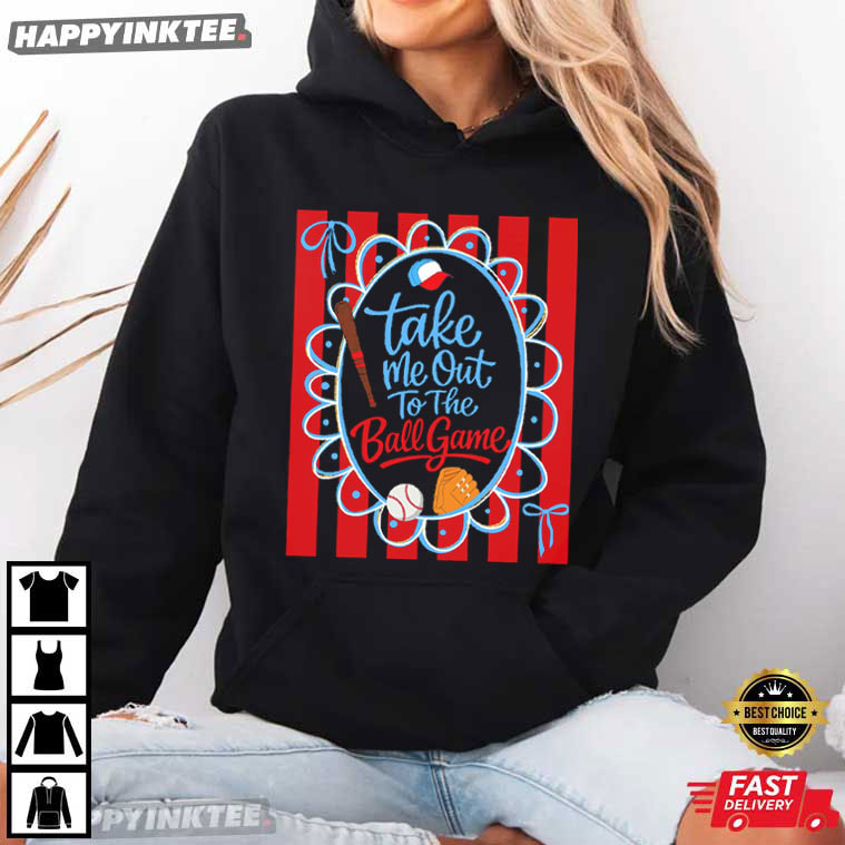 Take Me Out To The Ball Game Retro Baseball Sport T-Shirt Take Me Out To The Ball Game Retro Baseball Sport T-Shirt