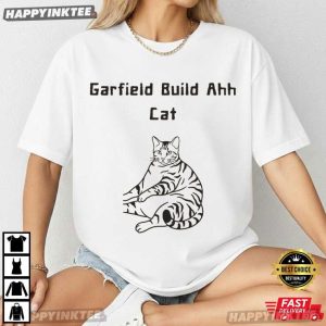 Garfield Build Ahh Cat Relaxed Tabby T Shirt (1)