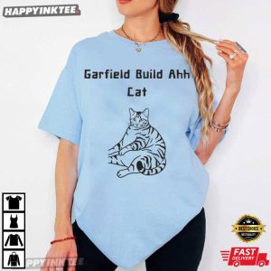 Garfield Build Ahh Cat Relaxed Tabby T Shirt (2)