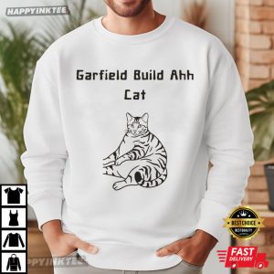 Garfield Build Ahh Cat Relaxed Tabby T Shirt (3)