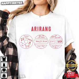 BTS Arirang Concert Kpop Music T-Shirt