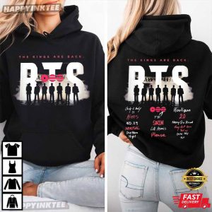 BTS The Kings Are Back Arirang Tracklist 2026 Album Songs Concert T Shirt (4)