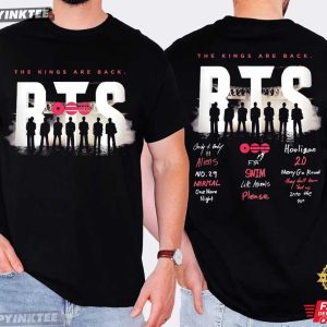 BTS The Kings Are Back Arirang Tracklist 2026 Album Songs Concert T Shirt (1)