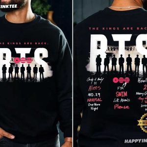 BTS The Kings Are Back Arirang Tracklist 2026 Album Songs Concert T Shirt (2)