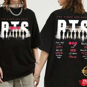 BTS The Kings Are Back Arirang Tracklist 2026 Album Songs Concert T Shirt (3)