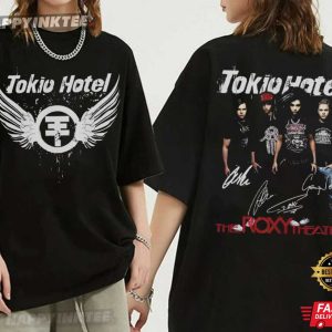 Tokio Hotel Tour 2026 The Roxy Theatre Alternative Pop Rock Fan T Shirt (2)