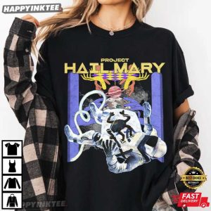 Project Hail Mary Space Adventure Retro Astronaut Sci Fi T Shirt (4)