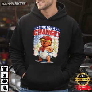 Baby Trump Time For A Change Anti Trump Funny Political T Shirt (4)