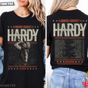 Hardy Country Country Tour 2026 Gifts For Fans T Shirt (3)