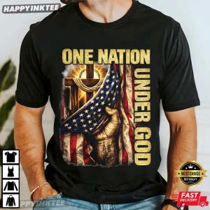 One Nation Under God 250 Years Of Blessings Cross Christian Patriotic T Shirt (4)