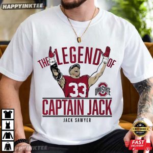 Captain Jack Sawyer The Legend Of Ohio State Football T Shirt (4)