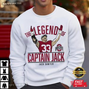 Captain Jack Sawyer The Legend Of Ohio State Football T Shirt (1)