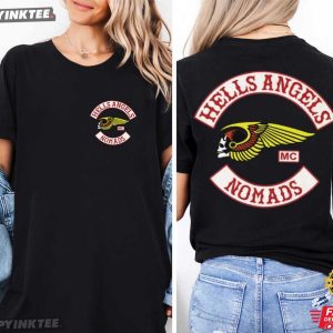 Hells Angels Nomads Motorcycle Club T Shirt (1)
